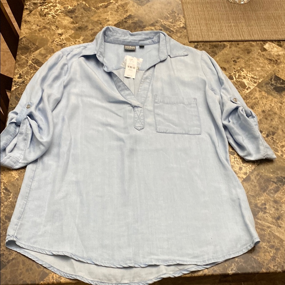 Soho Sky Blue Casual Shirt